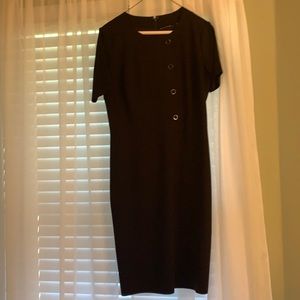 Black Eli Tahari work dress